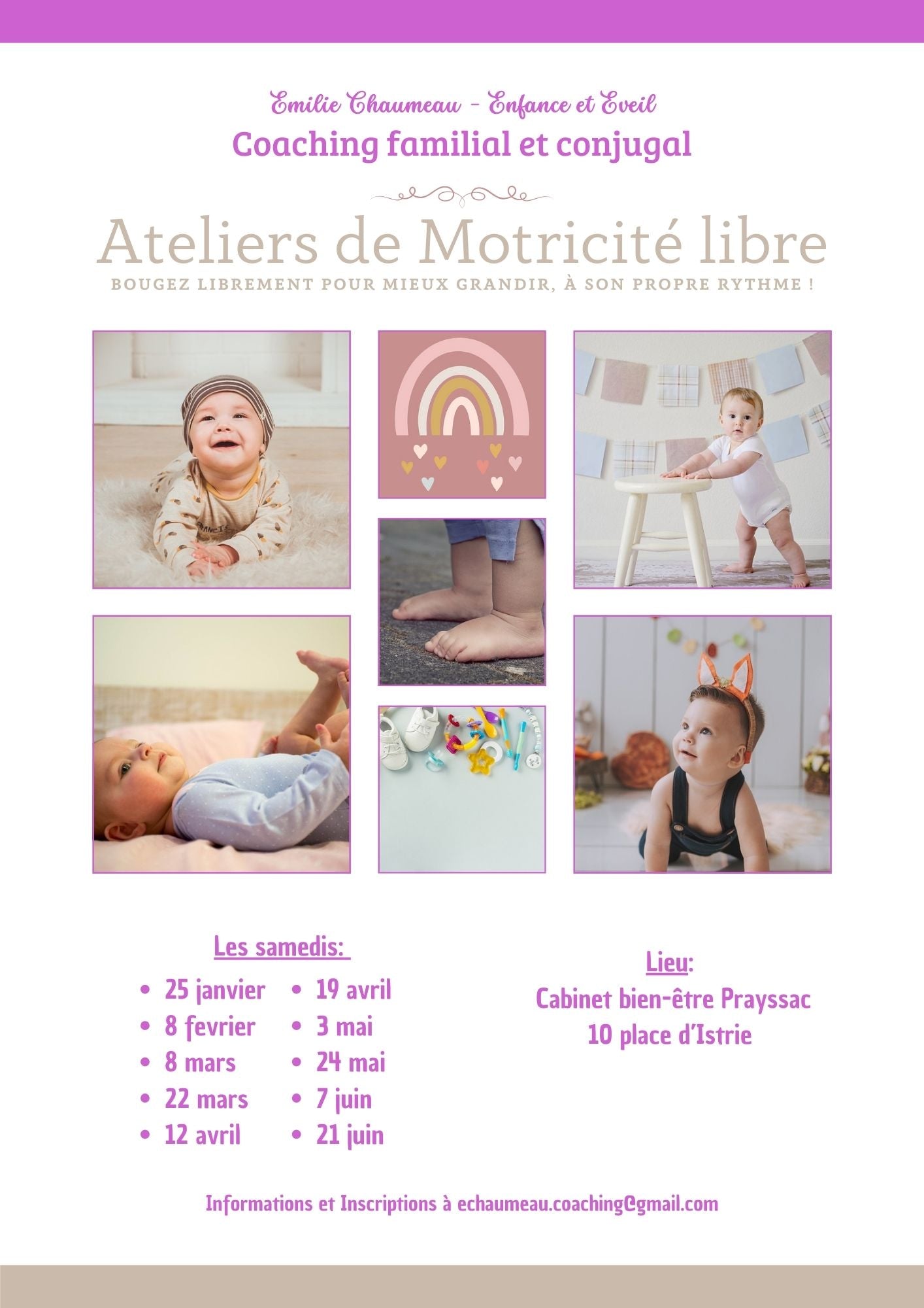 Atelier Motricité Libre 0-1 an