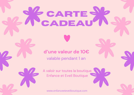 Cartes Cadeaux Enfance et Eveil